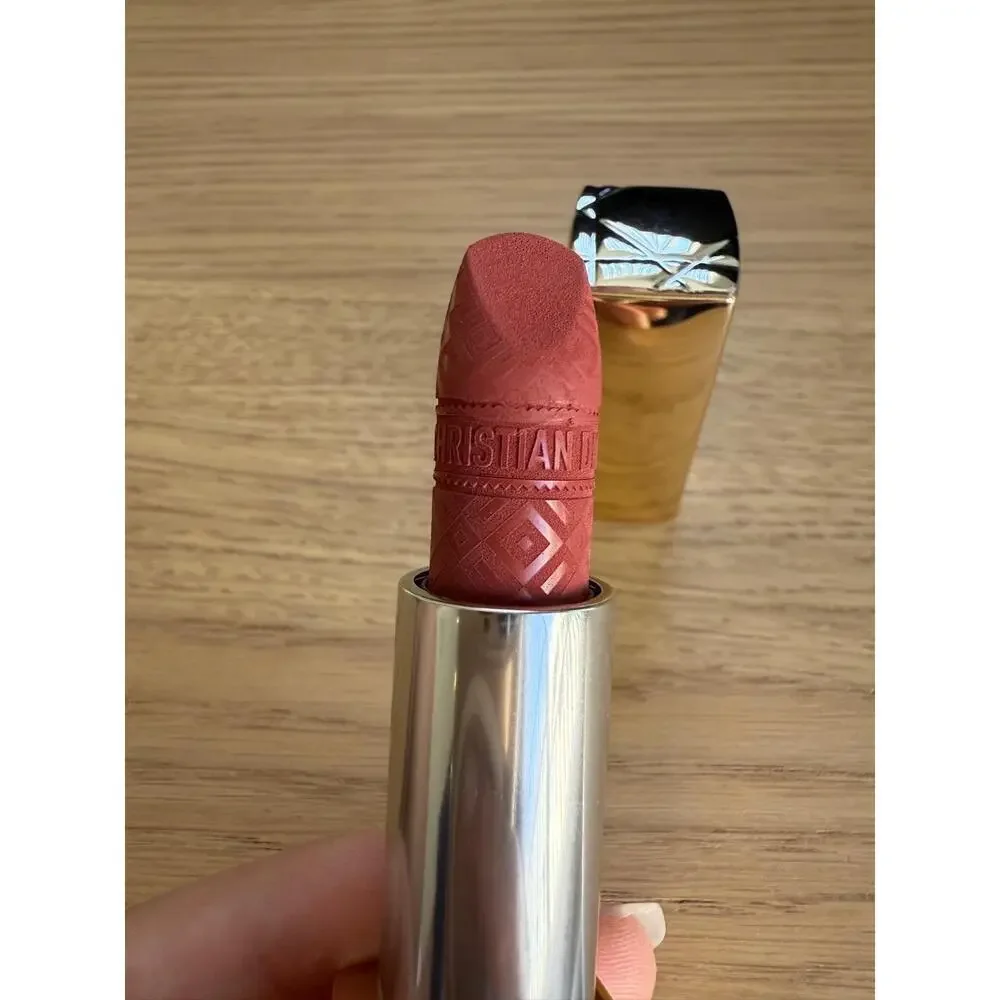 Limited Edition Dior Rouge Holiday 2024 Lipstick - Rose Bavarde